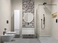 Керамогранит Kerama Marazzi Про Стоун серый светлый обрезной DD200320R 30х60 см — фото 2, Керамогранит