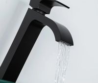 Смеситель для раковины Gappo G07-6 G1007-86 Черный матовый — фото 2, Смесители