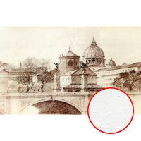 Фреска Ortograf Городской пейзаж 4584 Фактура бархат FX Флизелин (1,6*1) Бежевый/Серый, Город/Живопись — фото 1, Фрески