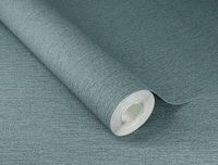 Обои RASCH Ascona 979329 Винил на флизелине (1,06*10) Серый/Голубой, Однотонный — фото 3, Обои для стен