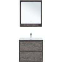 Тумба под раковину Aquanet Милан 70 336373 подвесная Дуб рошелье — фото 12, Тумбы под раковину