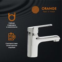 Смеситель для раковины Orange Prim M42-021cr Хром — фото 8, Смесители для раковины