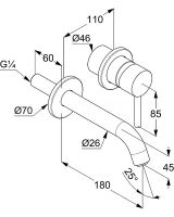 Смеситель для раковины Kludi Bozz Хром арт-382440576 — фото 9, Смесители для раковины