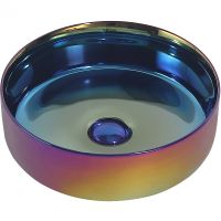 Раковина-чаша Abber Bequem 36 AC2108Regen Хамелеон — фото 1, Раковины накладные