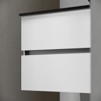 Тумба под раковину Sancos Urban 120 UR120-2W подвесная Белый глянец — фото 16, Мебель для ванной