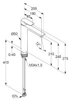 Товар: Смеситель для раковины Kludi Pure Style 402960575 Хром - фото 2 Смеситель для раковины Kludi Pure Style 402960575 Хром — фото 2, Смесители для раковины