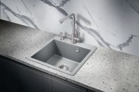 Кухонная мойка Milacio Murcia 51 Cuarzo MC.77023 Серый металлик — фото 3, Кухонные мойки