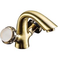 Смеситель для раковины Boheme Satine 311-ST Бронза — фото 1, Смесители