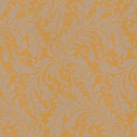 Обои AS Creation Di Seta 36666-5 Текстиль на флизелине (0,70*10,05) Оранжевый, Вензель — фото 1, Обои для стен