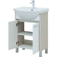 Товар: Тумба с раковиной Aquanet Донна 60 Белый дуб Белая арт-298579 - фото 6 Тумба с раковиной Aquanet Донна 60 Белый дуб Белая арт-298579 — фото 6, Тумбы с раковиной