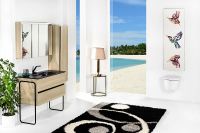 Тумба под раковину Boheme Armadi Art Vallessi 100 837-100-L подвесная Light Oak — фото 9, Мебель для ванной