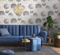 Обои Артекс New Look 5 10673-04 Винил на флизелине (1,06*10,05) Серый, Геометрия — фото 3, Обои для стен