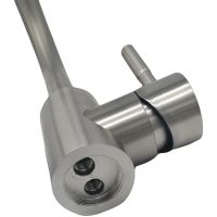 Смеситель для раковины Ростовская Мануфактура Сантехники SUS124-001F-1 Нержавеющая сталь — фото 4, Смесители