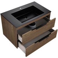 Тумба под раковину Vincea Chiara 2D 80 VMC-2C2800TO подвесная T.Oak — фото 6, Тумбы под раковину