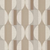 Обои Grandeco Cumaru CU 3109 Винил на флизелине (0,53*10,05) Бежевый/Коричневый/Серый, Геометрия — фото 1, Обои для стен