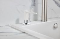 Дозатор для моющего средства Milacio Ultra MC.931.WH Белый матовый — фото 3, Дозаторы для кухонных моек