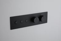 Смеситель для душа Allen Brau Liberty 5.33003-31 с термостатом Черный матовый — фото 6, Смесители