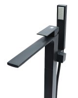 Товар: Смеситель для ванны Orange Lutz M04-336b Черный матовый - фото 3 Смеситель для ванны Orange Lutz M04-336b Черный матовый — фото 3, Смесители