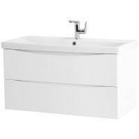 Тумба под раковину BelBagno Marino-Cer 90 подвесная Bianco Lucido арт-MARINO-CER-900-2C-SO-BL-P — фото 3, Тумбы под раковину