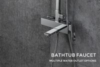 Душевая система Gappo G2418-1 Хром — фото 14, Душевые стойки