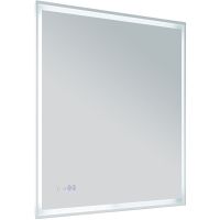 Товар: Зеркало Aquanet Оптима 80 288965 с подсветкой Белое матовое с сенсорным выключателем - фото 2 Зеркало Aquanet Оптима 80 288965 с подсветкой Белое матовое с сенсорным выключателем — фото 2, Зеркала в ванную комнату