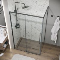 Товар: Душевой уголок Grossman Galaxy 140х80 120.K33.01.1480.42.00 профиль Графит сатин стекло прозрачное - фото 9 Душевой уголок Grossman Galaxy 140х80 120.K33.01.1480.42.00 профиль Графит сатин стекло прозрачное — фото 9, Душевые уголки