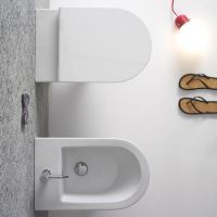 Товар: Биде Globo Forty3 FOS09.BI*1 подвесное Белое - фото 3 Биде Globo Forty3 FOS09.BI*1 подвесное Белое — фото 3, Биде