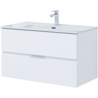 Товар: Тумба под раковину Aquanet Алвита New 90 303920 подвесная Белая матовая - фото 8 Тумба под раковину Aquanet Алвита New 90 303920 подвесная Белая матовая — фото 8, Мебель для ванной