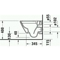 Товар: Унитаз Duravit D-Neo 2587090000 подвесной без сиденья - фото 9 Унитаз Duravit D-Neo 2587090000 подвесной без сиденья — фото 9, Подвесные унитазы