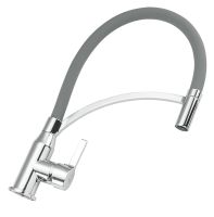 Смеситель для кухни Frap F4552 Хром Серый — фото 2, Смесители для кухни