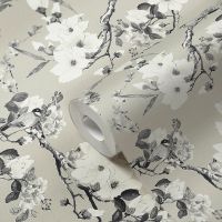 Обои Livingwalls Michalsky 3 36498-3 Винил на флизелине (0,53*10,05) Серый, Цветы — фото 3, Обои для стен