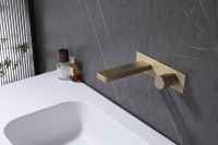 Товар: Смеситель для раковины Abber Rund AF8712G Золото матовое - фото 2 Смеситель для раковины Abber Rund AF8712G Золото матовое — фото 2, Смесители