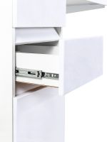 Товар: Тумба под раковину Orange Optima 100 OP-40TUW Белый глянец - фото 3 Тумба под раковину Orange Optima 100 OP-40TUW Белый глянец — фото 3, Мебель для ванной