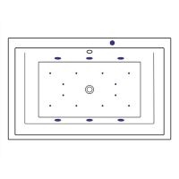 Товар: Акриловая ванна Excellent Crown Lux 190x120 WAEX.CRO19.RELAX.GL с гидромассажем - фото 7 Акриловая ванна Excellent Crown Lux 190x120 WAEX.CRO19.RELAX.GL с гидромассажем — фото 7, Ванны