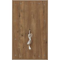 Зеркало Aquanet Милан 50 336397 с подсветкой Дуб рустикальный с сенсорным выключателем — фото 4, Зеркала в ванную комнату