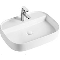 Раковина WeltWasser Elbach 2205 61 10000003826 Белый глянец — фото 1, Раковины накладные