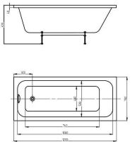 Акриловая ванна Aquatek Eco-friendly Мия 120x70 MIY120-0000001 без панелей, каркаса и слив-перелива — фото 5, Акриловые ванны
