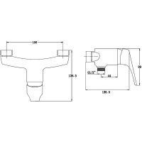 Товар: Смеситель для душа Kaiser Eco 00077 Хром - фото 2 Смеситель для душа Kaiser Eco 00077 Хром — фото 2, Смесители
