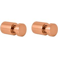 Крючок Rav Slezak Colorado COA0103/30ZRK Розовый золотистый крацованный — фото 1, Крючки для полотенец