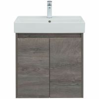 Тумба под раковину Aquanet Nova Lite 60 298848 подвесная Дуб рошелье — фото 1, Тумбы под раковину