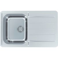 Кухонная мойка Alveus Line Max 80 SAT-90 790x500 1136608 Сатинированная сталь — фото 1, Кухонные мойки