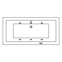 Акриловая ванна Whitecross Savia Duo 170x80 0103.170080.100.SOFT.BR с гидромассажем — фото 6, Ванны