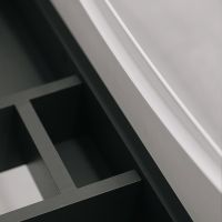 Тумба с раковиной Bond Cube 80 T01805-S05B подвесная Белая матовая — фото 6, Мебель для ванной