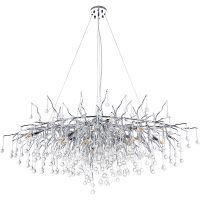 Люстра Divinare Salice 3132/26 SP-13 Прозрачная Серебро — фото 1, Люстры