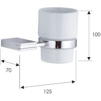 Товар: Держатель для зубных щеток Remer Flat FT15CR Хром - фото 2 Держатель для зубных щеток Remer Flat FT15CR Хром — фото 2, Аксессуары для ванной