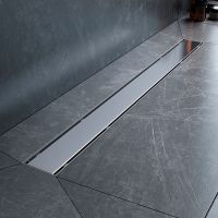 Душевой лоток AM.PM PrimeFlow 80 с решеткой Хром матовый / под плитку Tile арт-W02SC-U11-080-04SB — фото 6, Душевые лотки