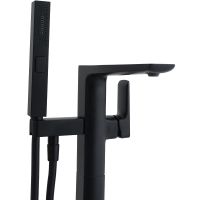 Смеситель для ванны Allen Brau Infinity 5.21009-31 Черный матовый — фото 5, Смесители напольные