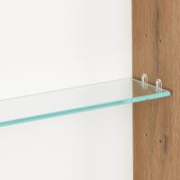 Зеркальный шкаф Aquaton Сканди 90 1A252302SDZ90 Белый Дуб рустикальный — фото 3, Зеркальные шкафы в ванную