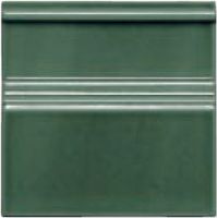 Плинтус Adex Modernista Rodapie Clasico C/C Verde Oscuro 15х15 см — фото 1, Керамическая плитка