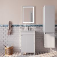 Тумба с раковиной Iddis Zodiac 50 ZOD5CDFi95K Белая — фото 4, Мебель для ванной